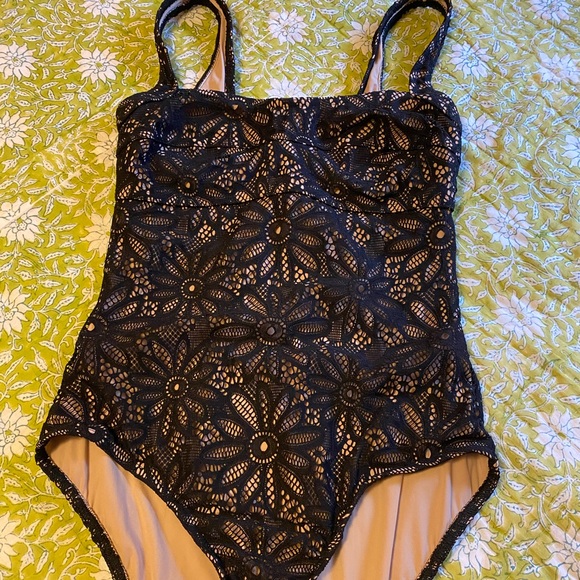 Karla Colletto Other - Karla Colletto Lace One Piece Swimsuit Size 12